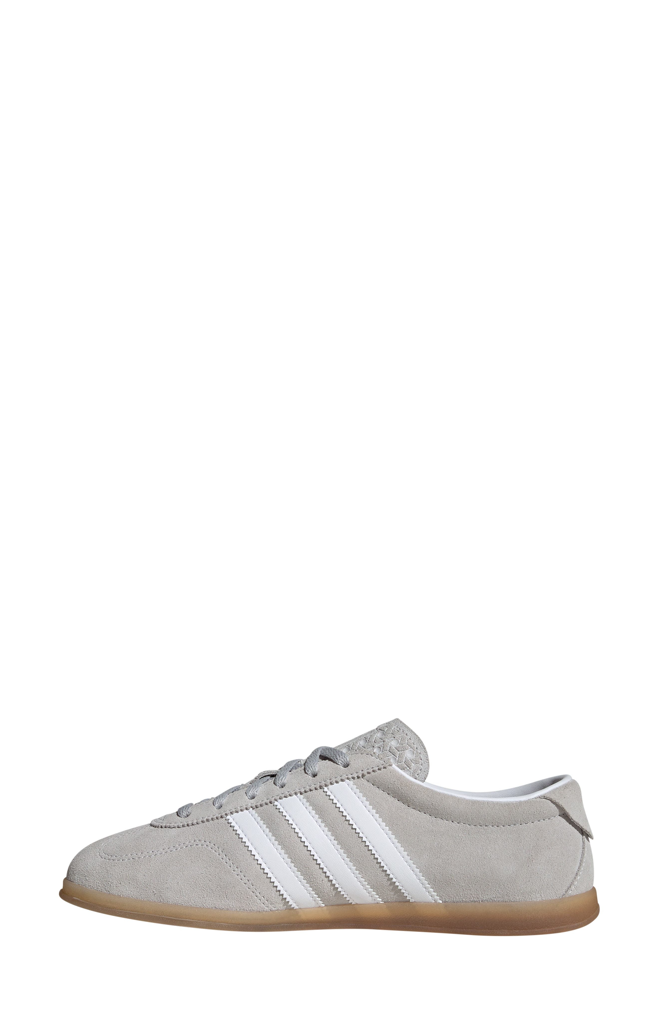 adidas Gazelle Lo Pro Sneaker in Grey/White/Gum at Nordstrom - 6