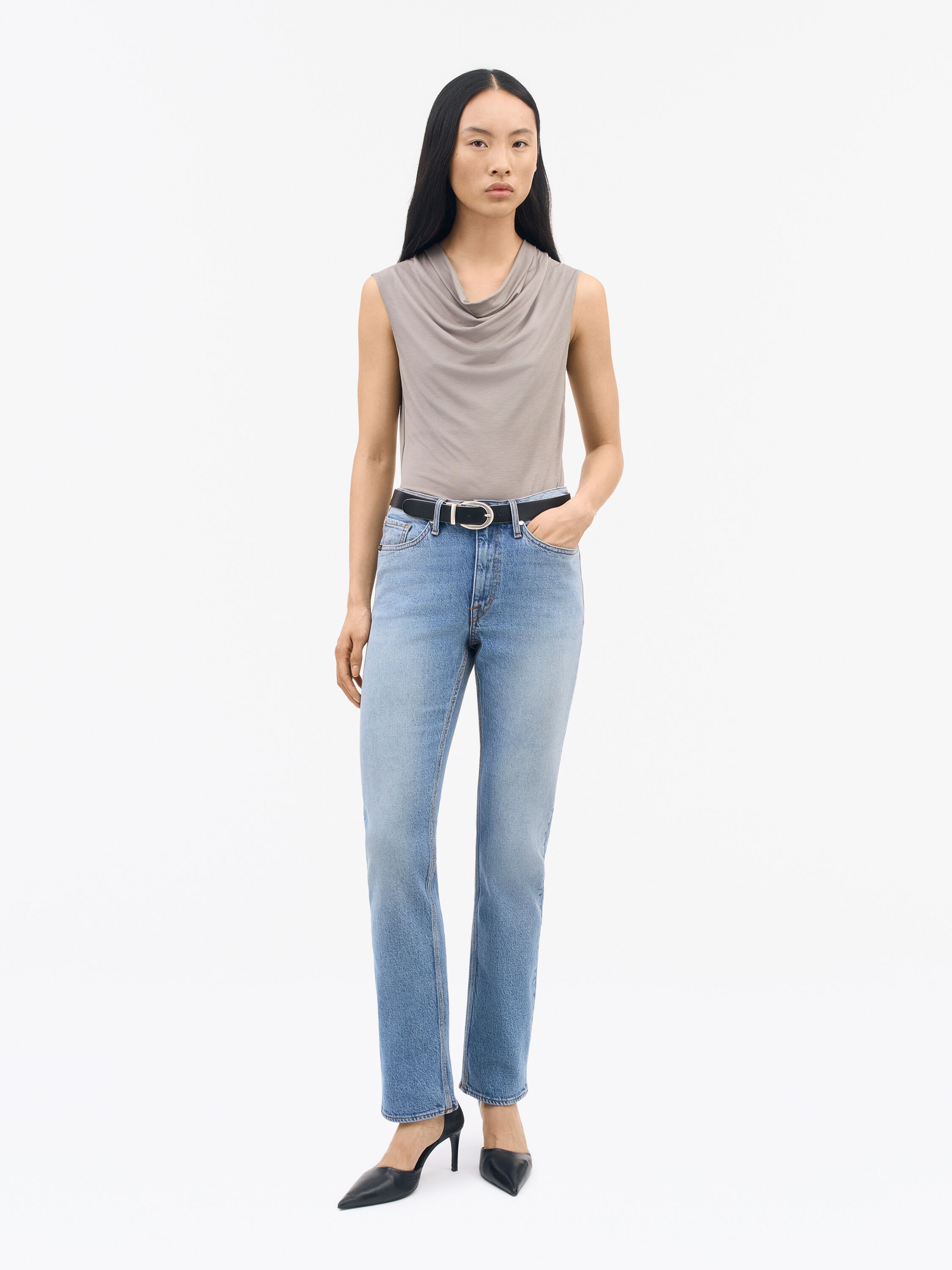 Jela Cowl-neck Top - 2