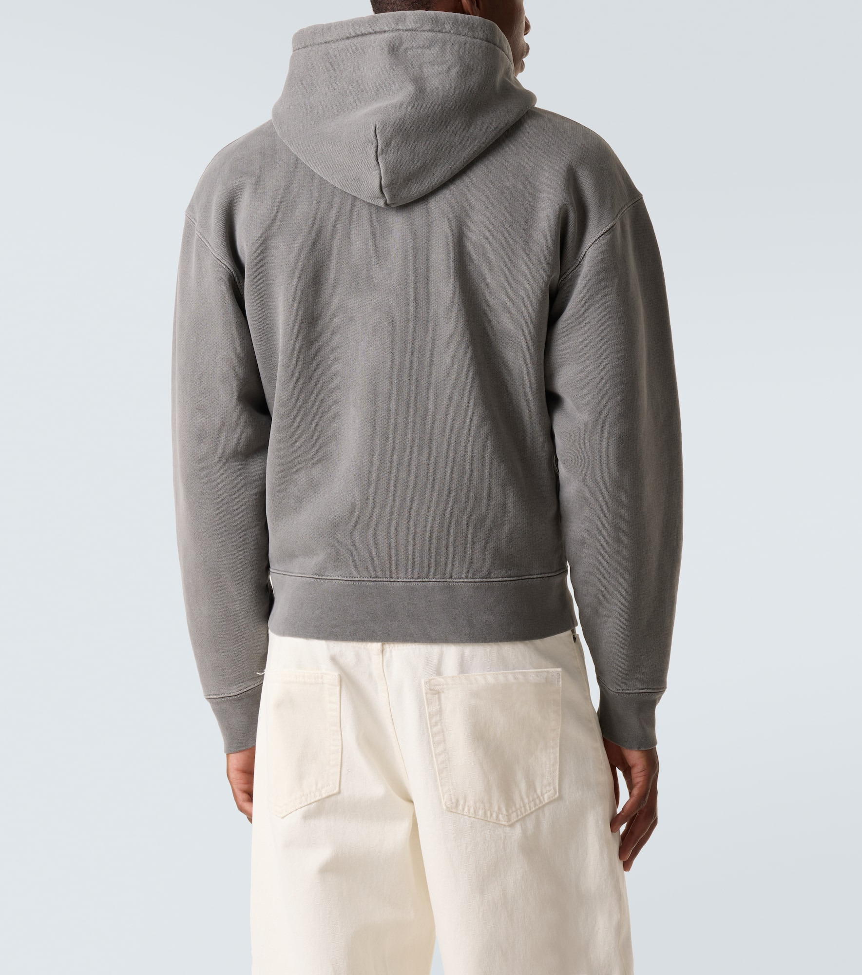 Rascal cotton fleece zip-up hoodie - 4