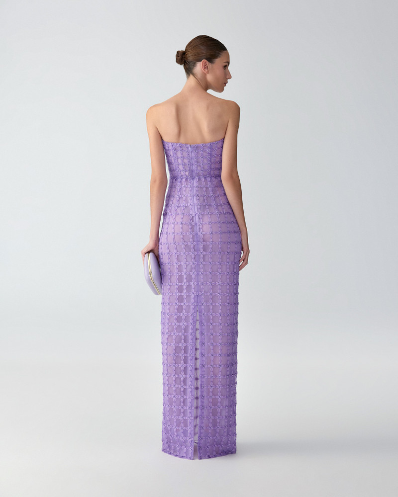 Crystal-Embroidered Column Gown 3