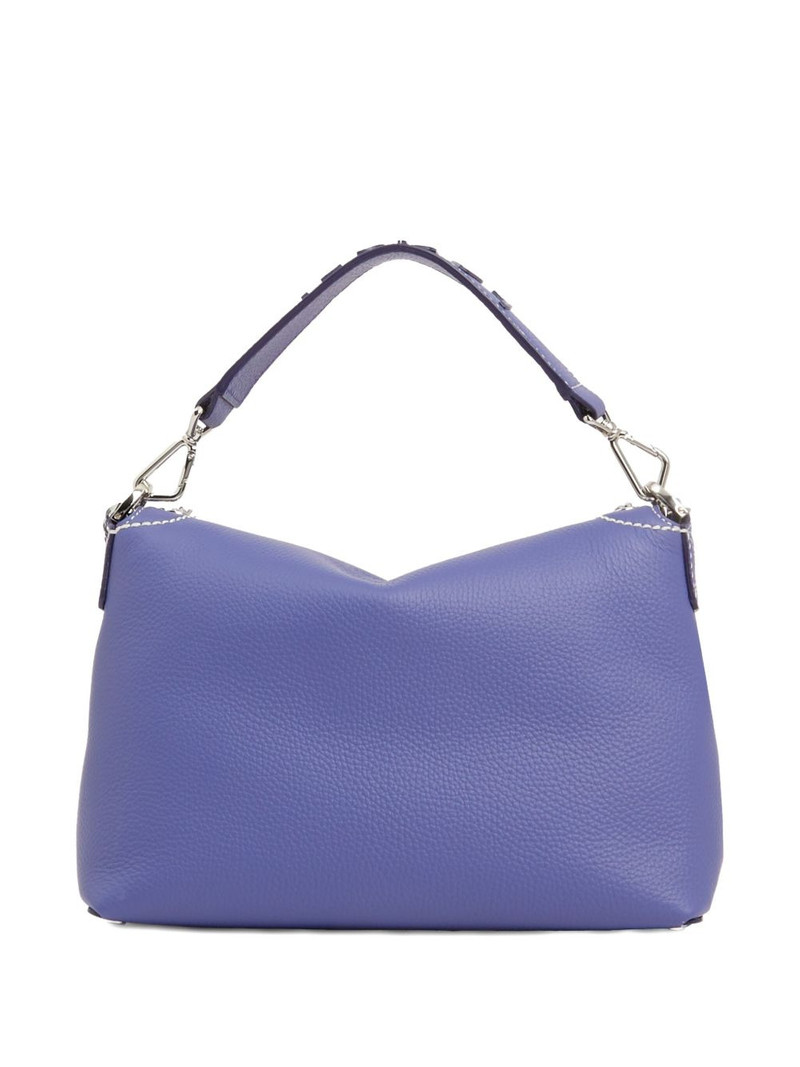 LANCEL Ninon flap-detail leather satchel outlook