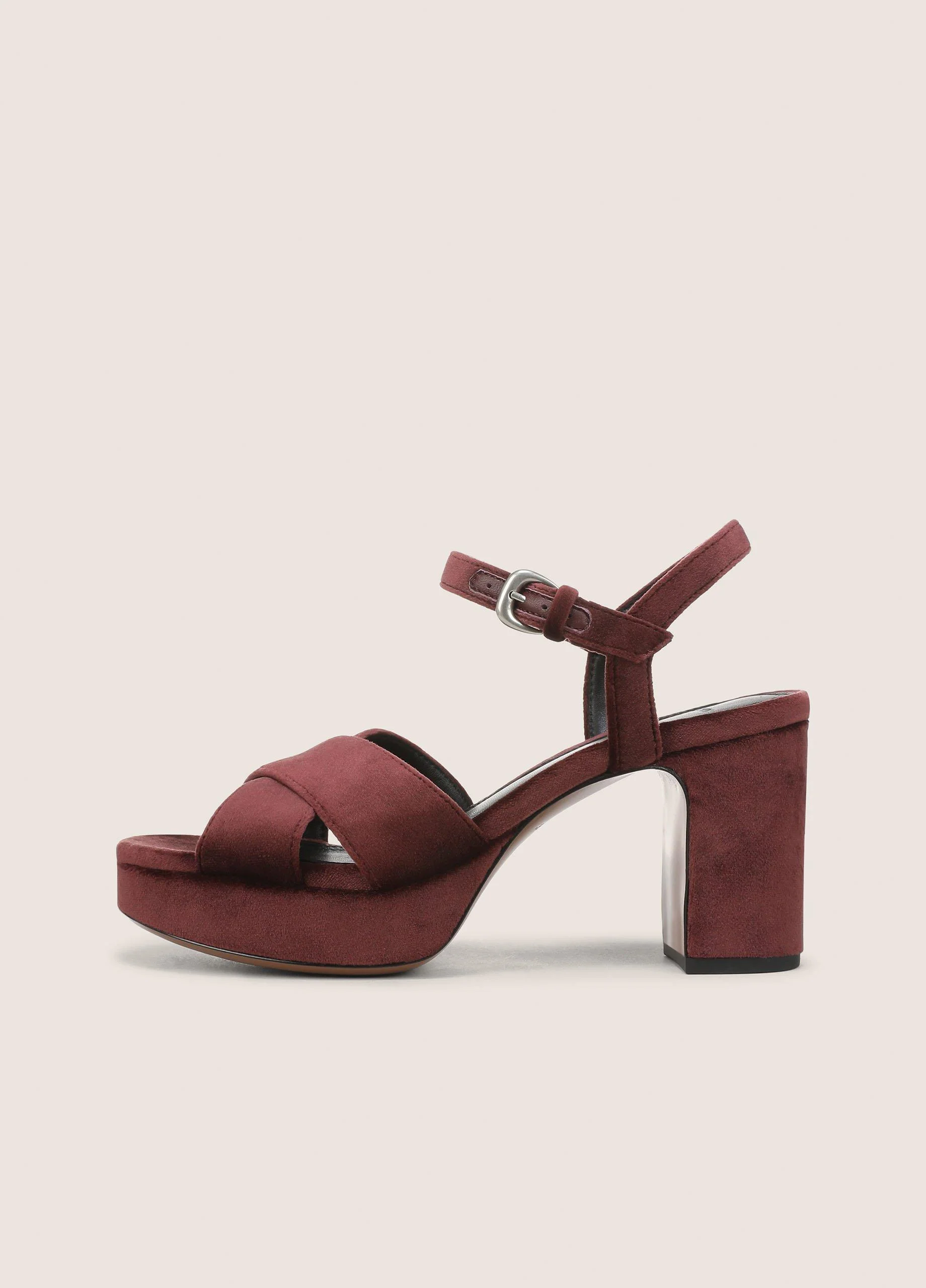 Ericka Velvet Platform Sandal - 1