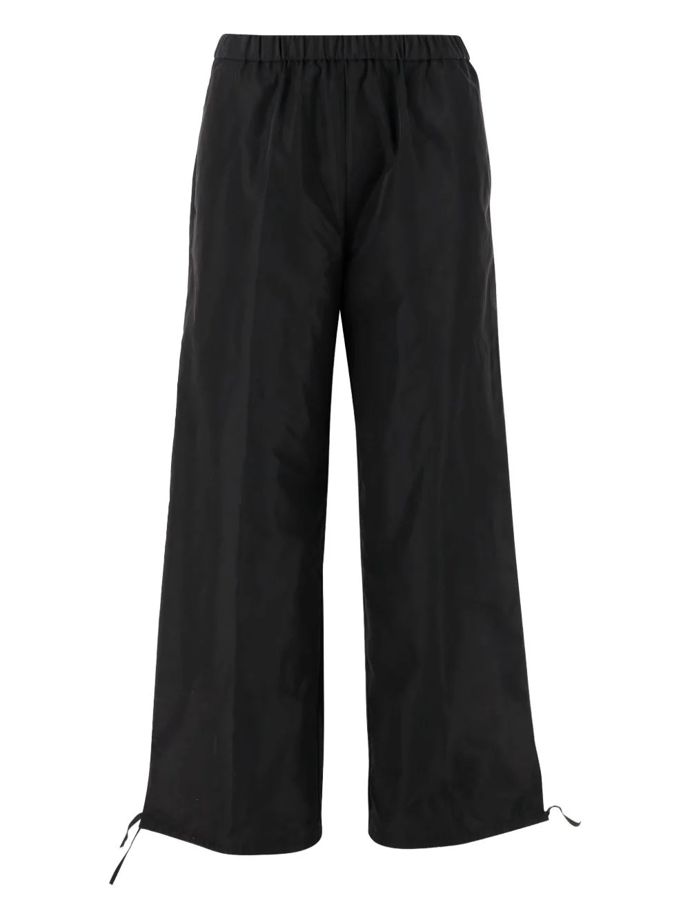 drawstring-cuffed trousers - 1