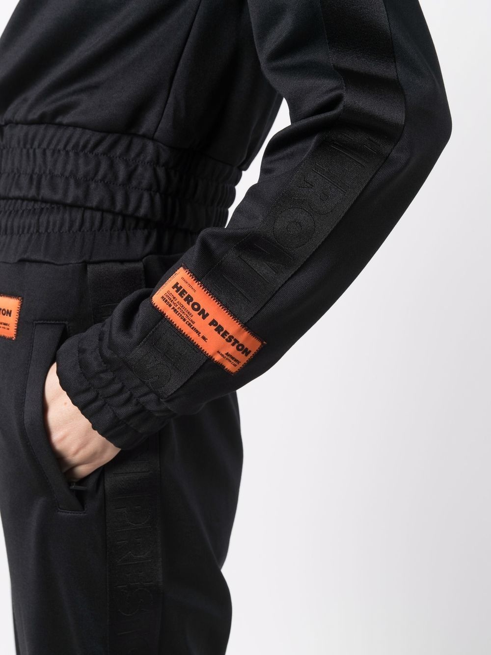 logo zip-up track jacket - 5