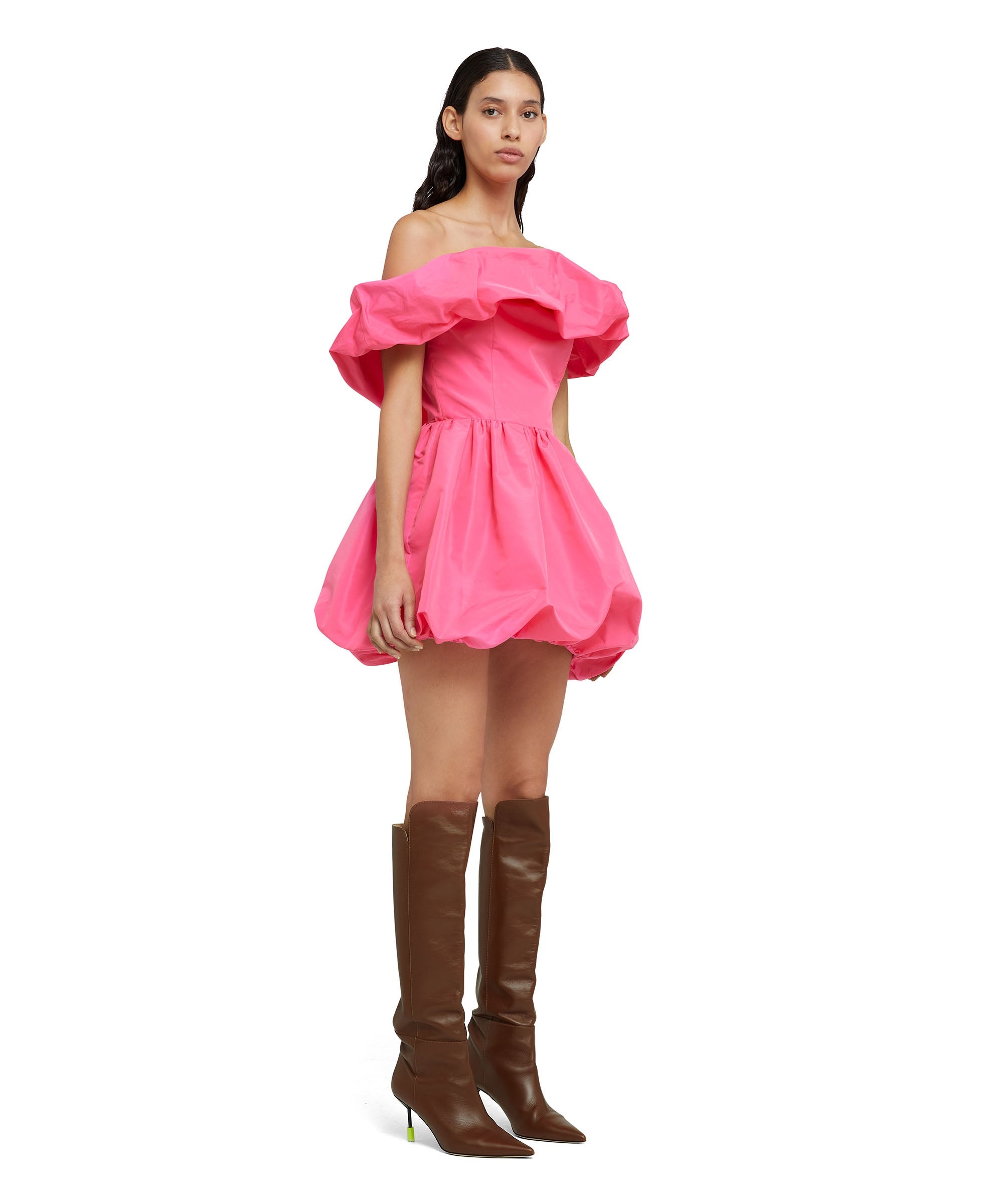 Taffeta mini balloon dress - 5