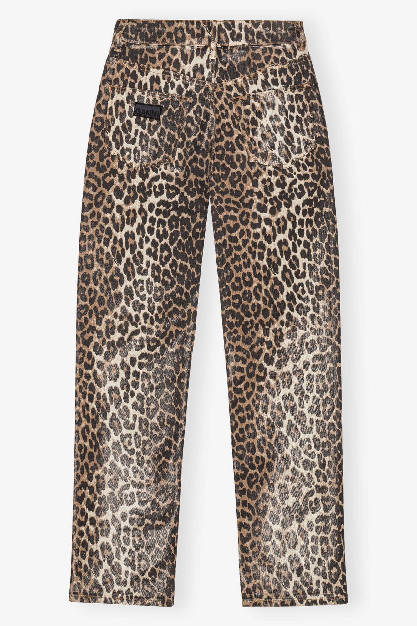 LEOPARD FOIL CARRI JEANS - 6