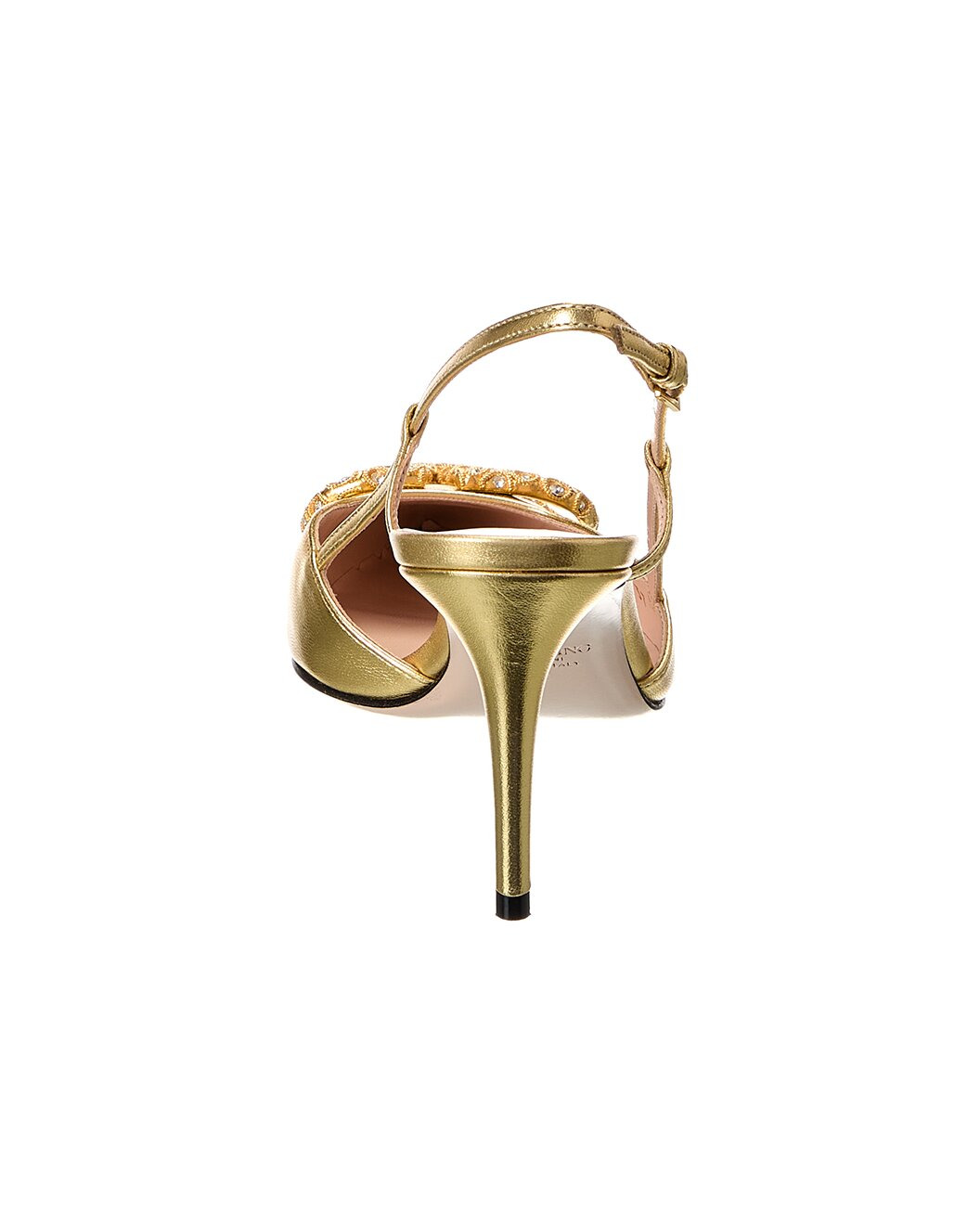 Valentino VLogo Signature 80 Leather Slingback Pump - 3