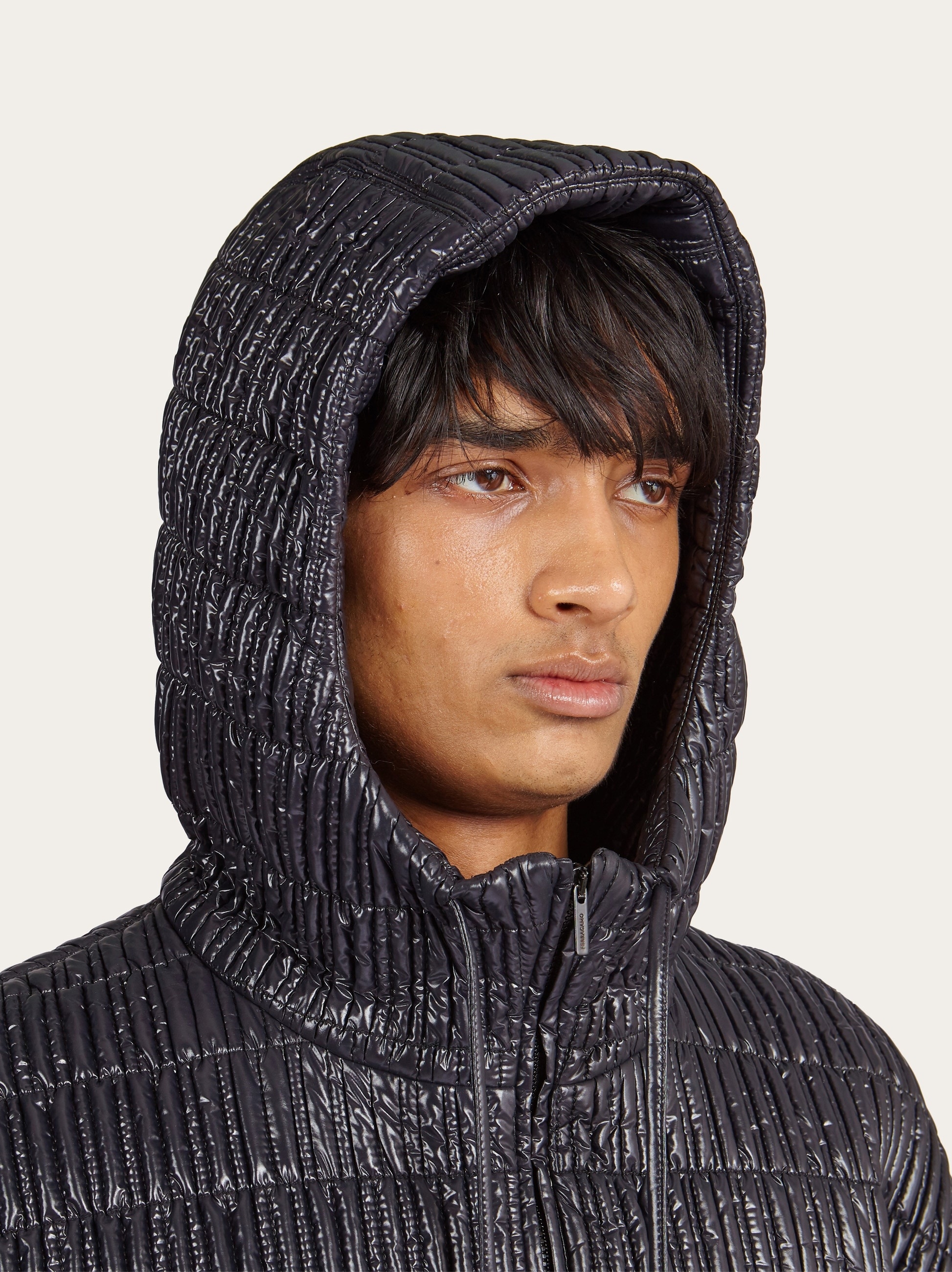 Quilted nylon bomber - 4