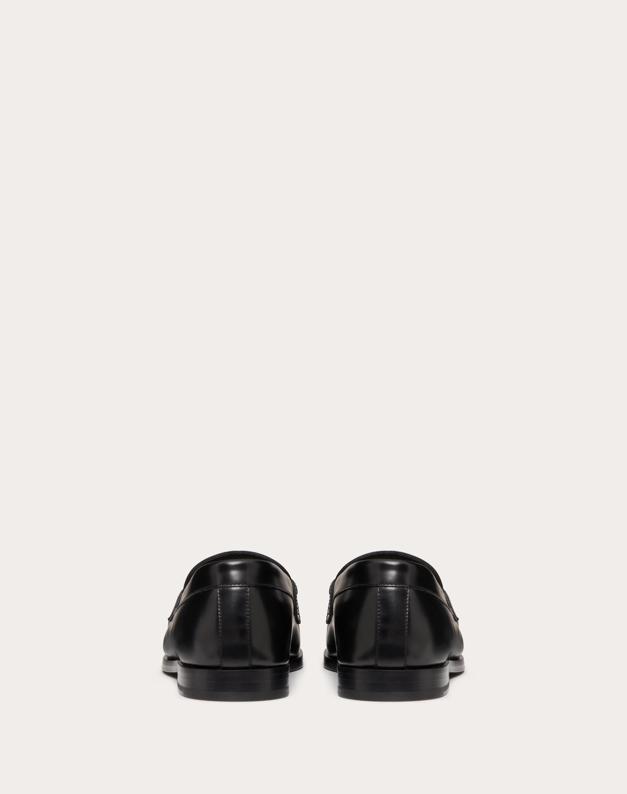 VLOGO CHAIN CALFSKIN LOAFER - 3