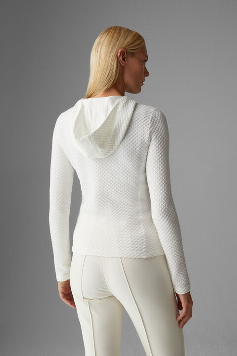 Xaya Longsleeve hoodie in Off-white 3