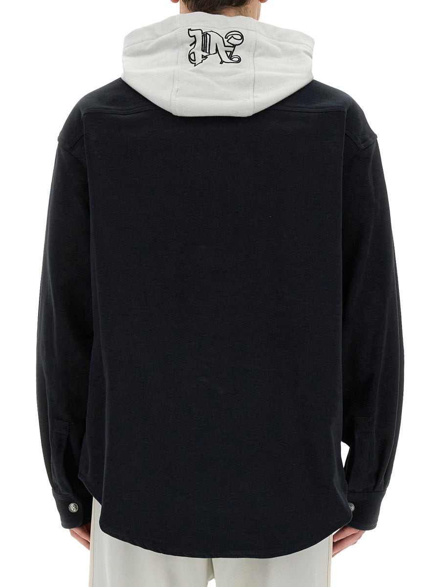 Palm Angels Men Shirt-Jacket With Monogram - 3