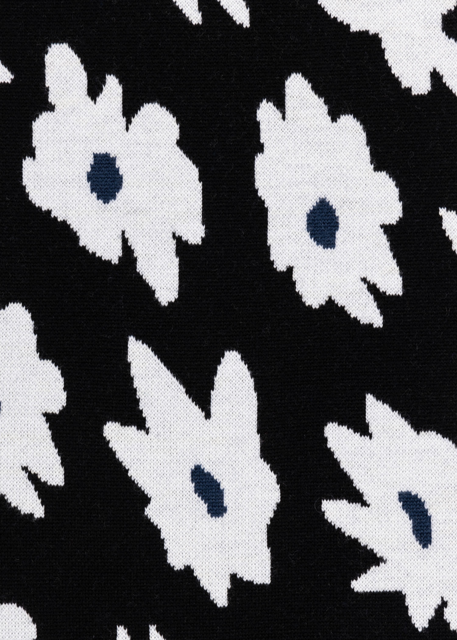 Merino Wool 'Big Flower' Scarf - 3