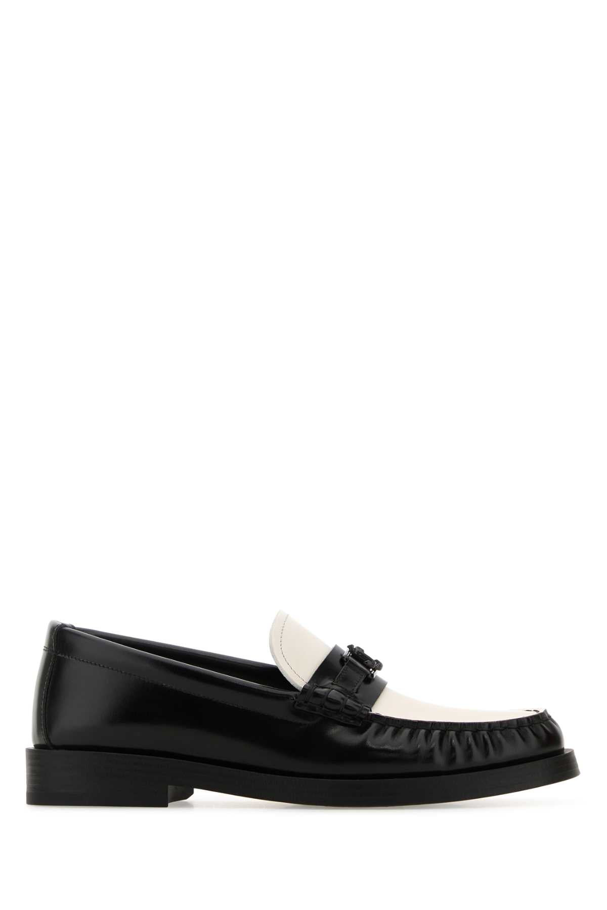 Jimmy Choo Women Two-Tone Leather Addie Loafers - 1