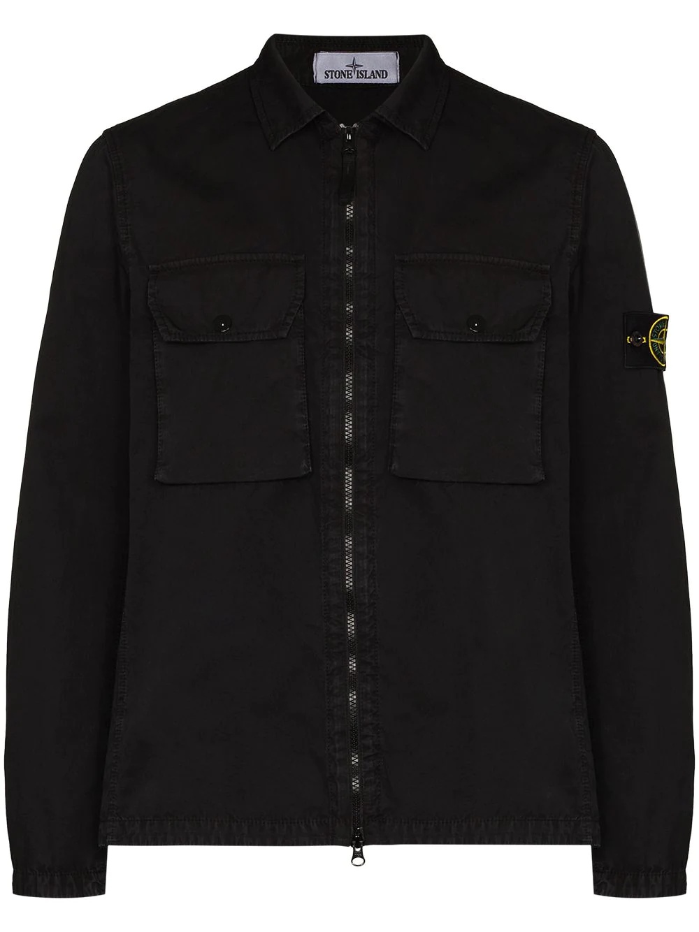 113WN brushed overshirt - 1