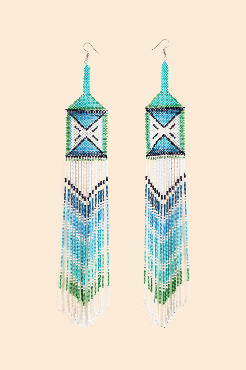 Yawanawa Maxi Beaded Earrings 3