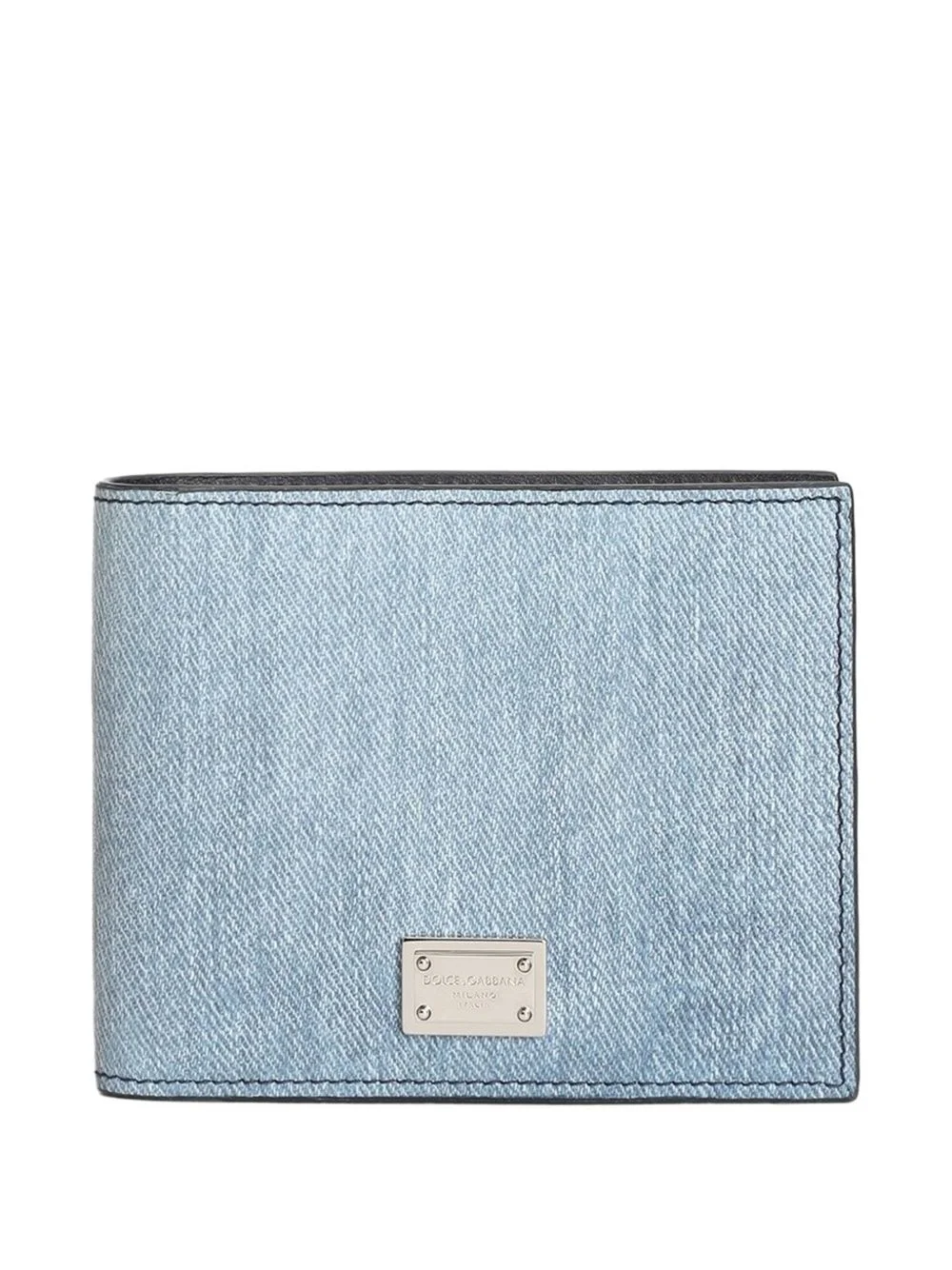 denim nubuck wallet - 1