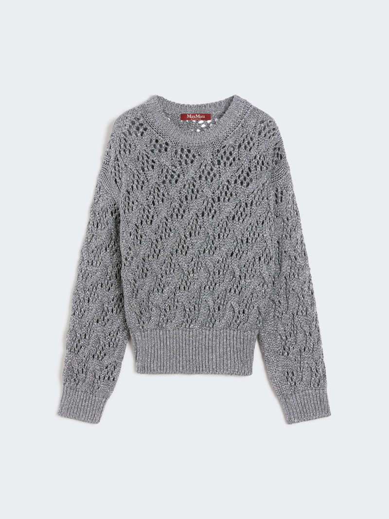 PILADE Diamond-patterned cordonnet sweater 1
