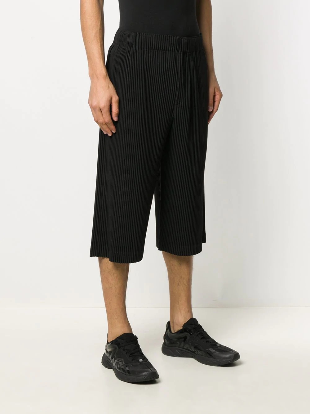 ribbed cropped trousers - 3