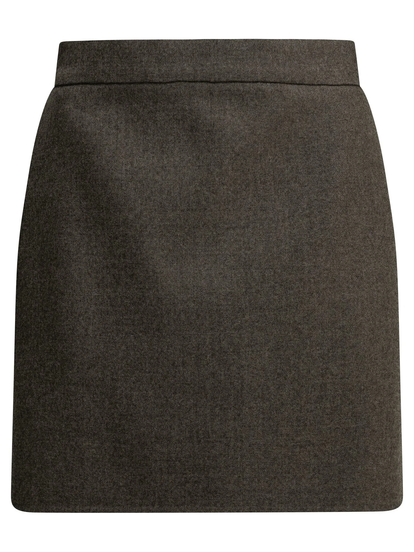 Max Mara Wool Miniskirt Grey Women - 1