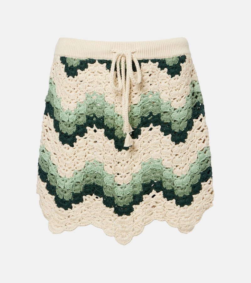 Tidal Hali cotton crochet miniskirt 1