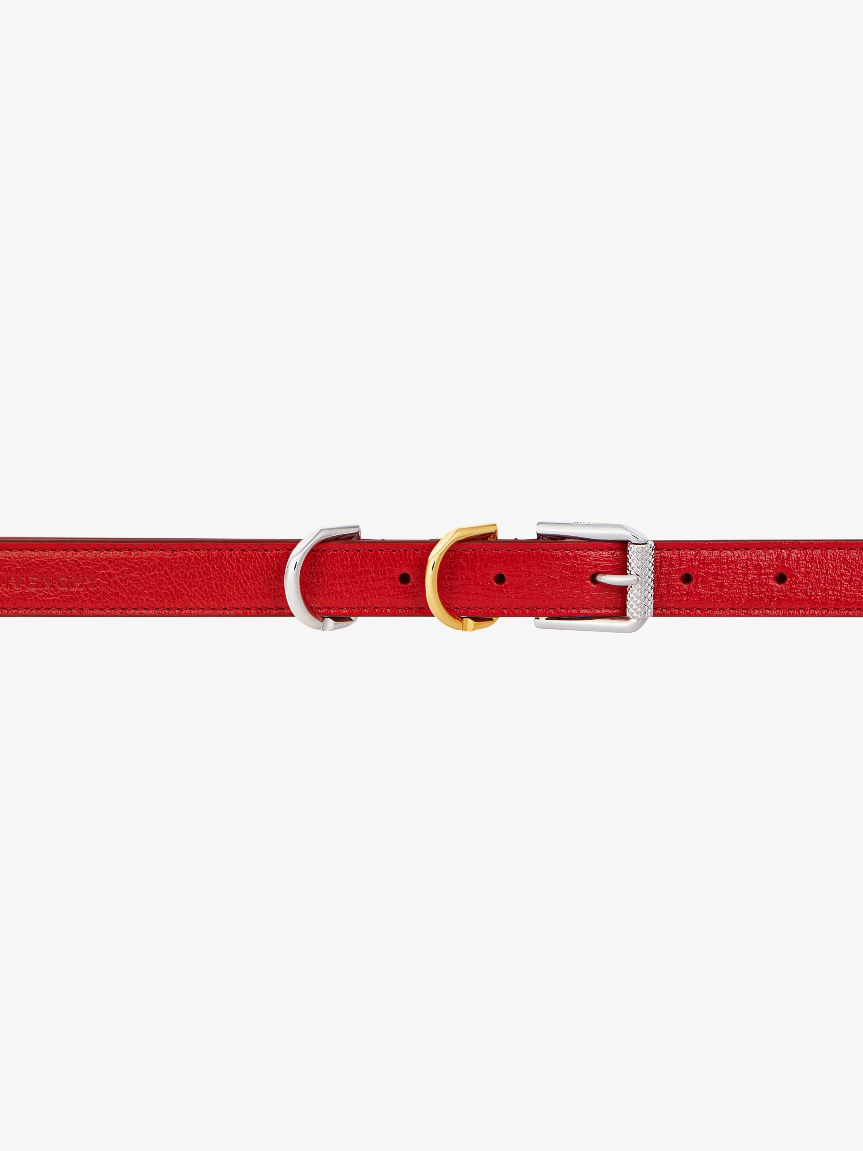 VOYOU BELT IN LEATHER - 3