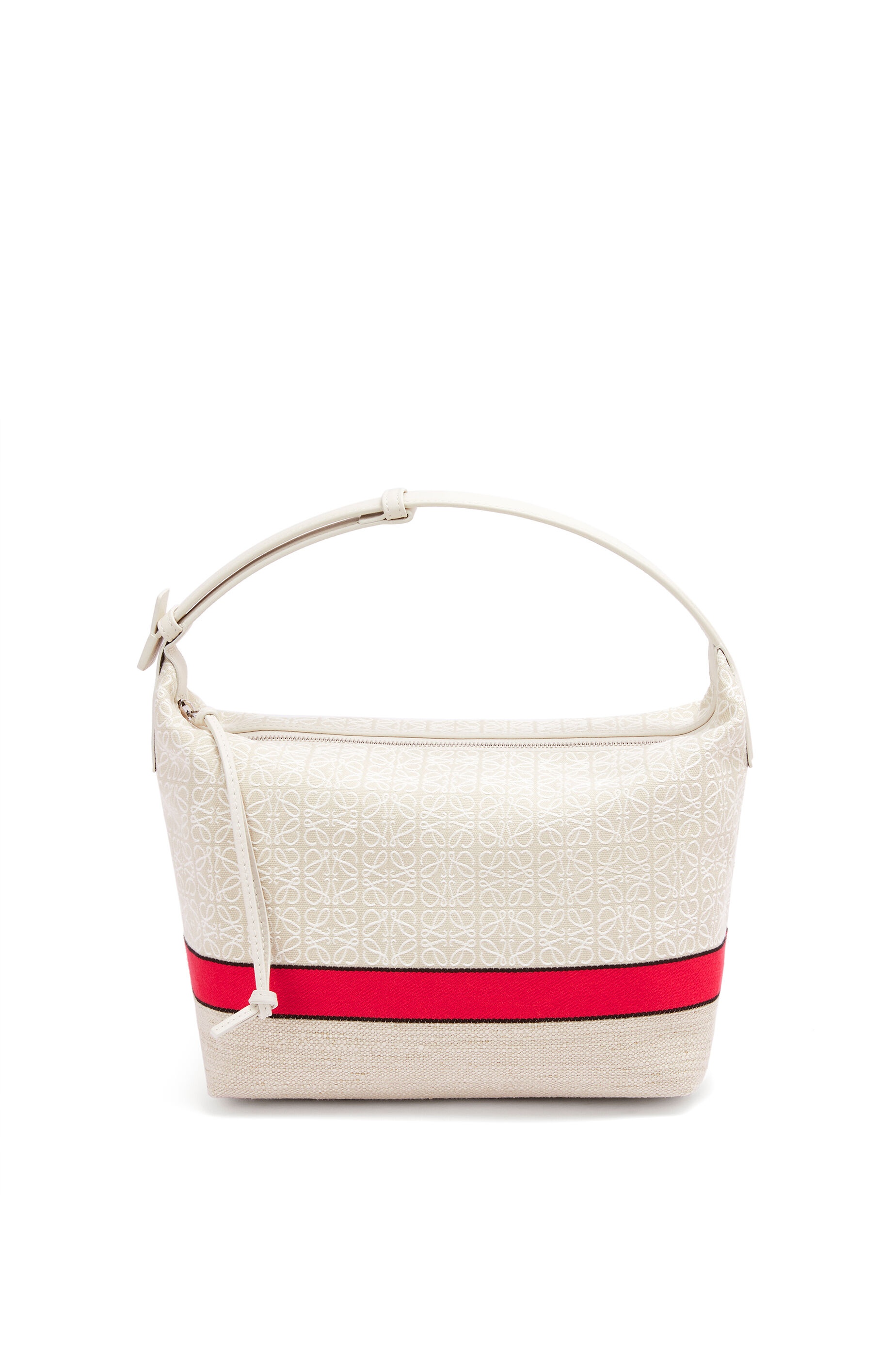 Cubi bag in jacquard and calfskin - 1