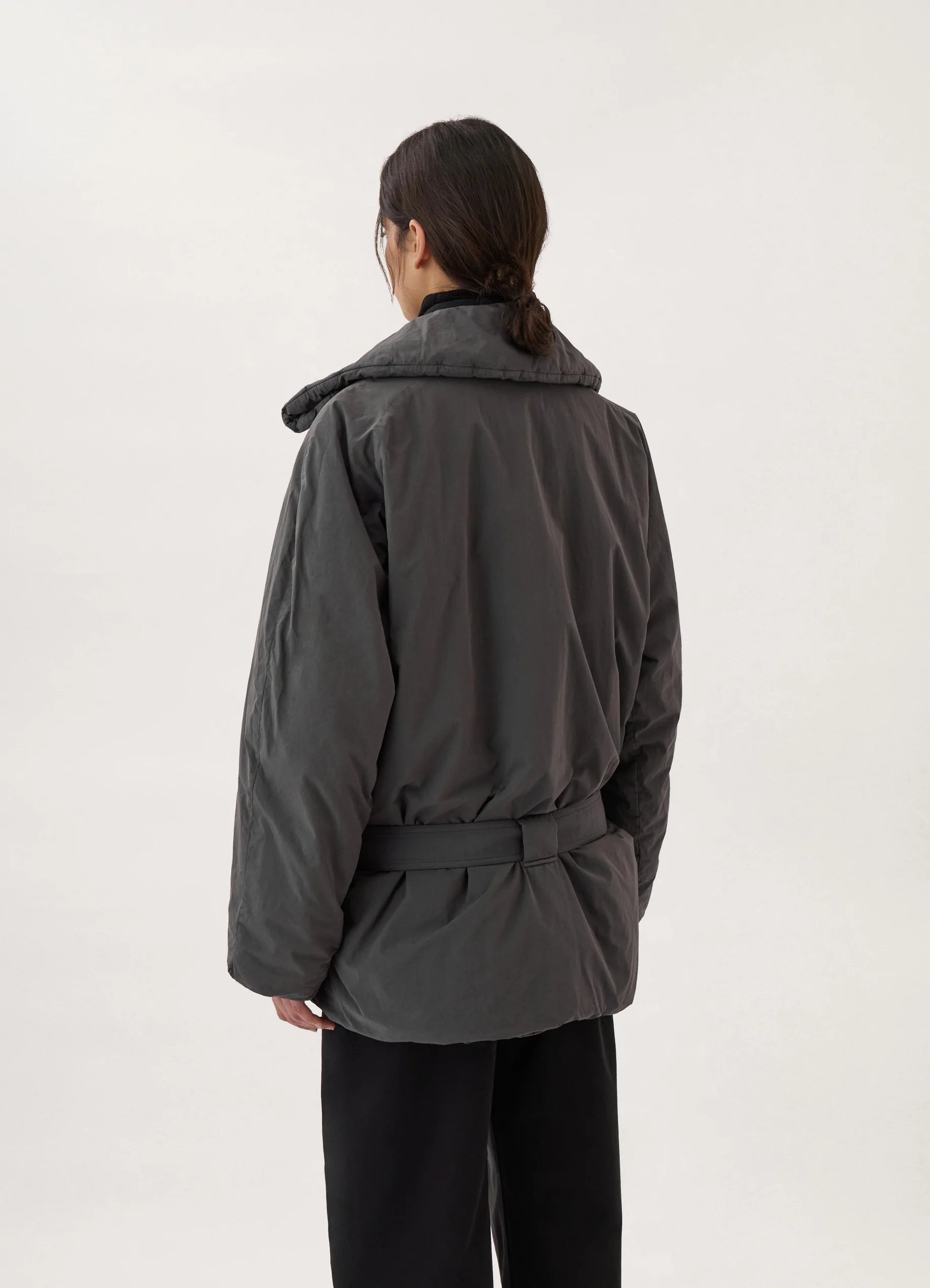 WADDED SHORT TRENCH - 4
