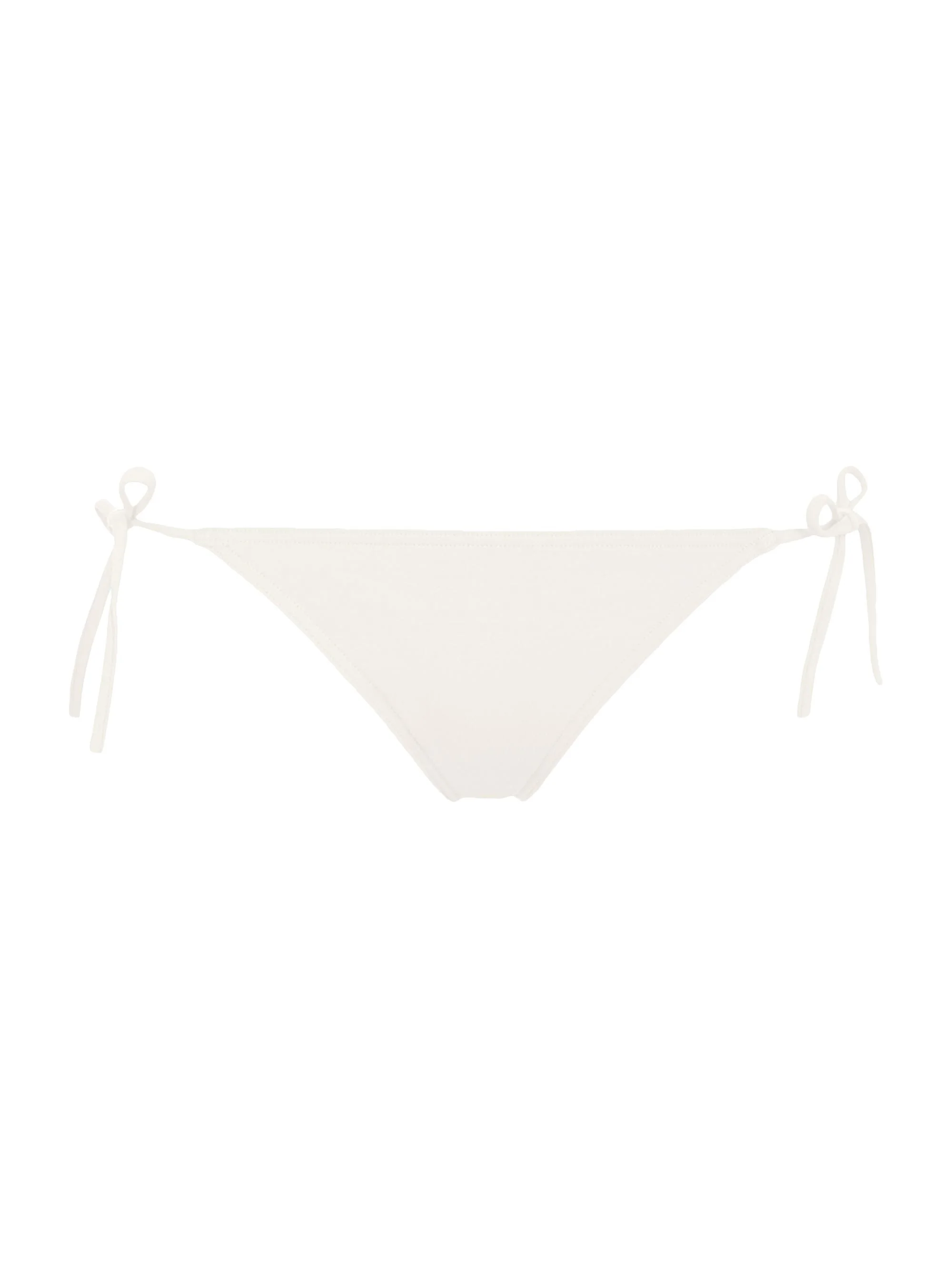Women's Malou Low-Rise Side-Tie Bikini Bottom - Blanc - 1