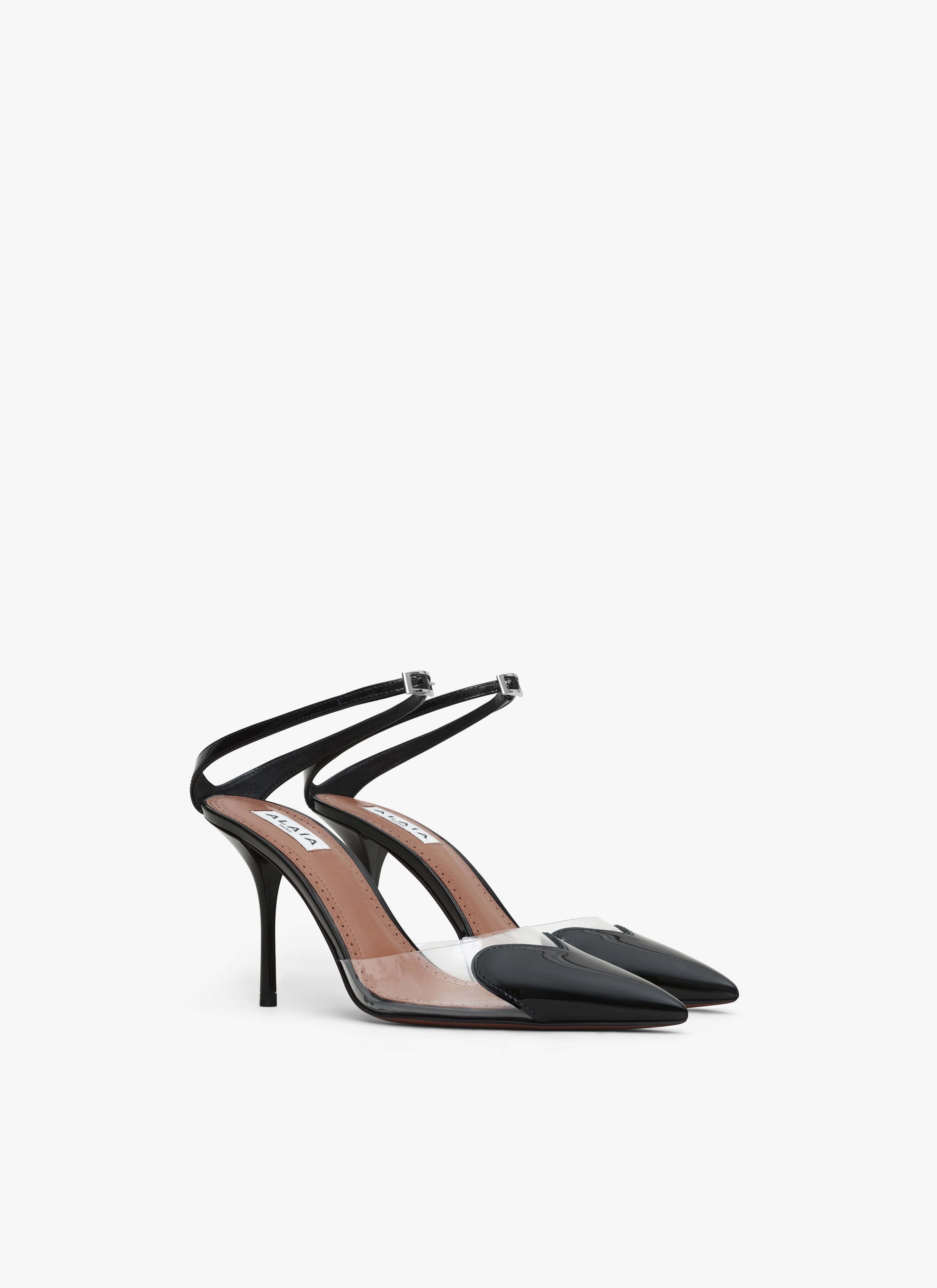 LE CŒUR PUMPS IN PATENT CALFSKIN - 3