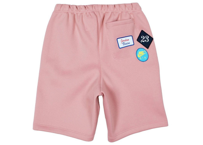 Jordan Jordan x Union Leisure Shorts Rust Pink outlook