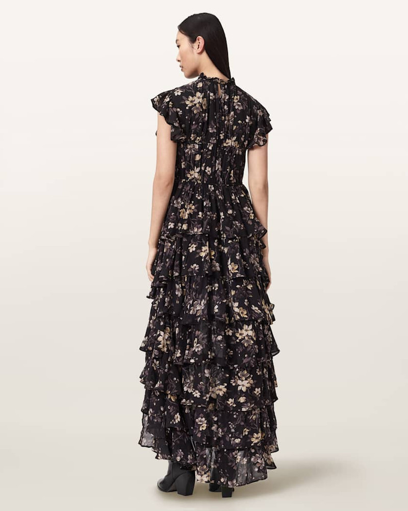 SHAELA FLORAL FRILL MAXI DRESS 5