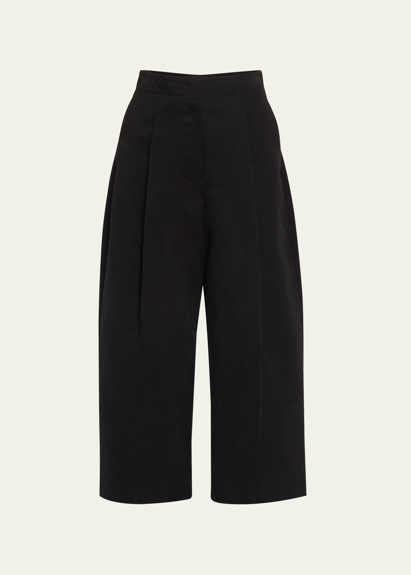 Deep Pleat Volume Ankle Pants - 1