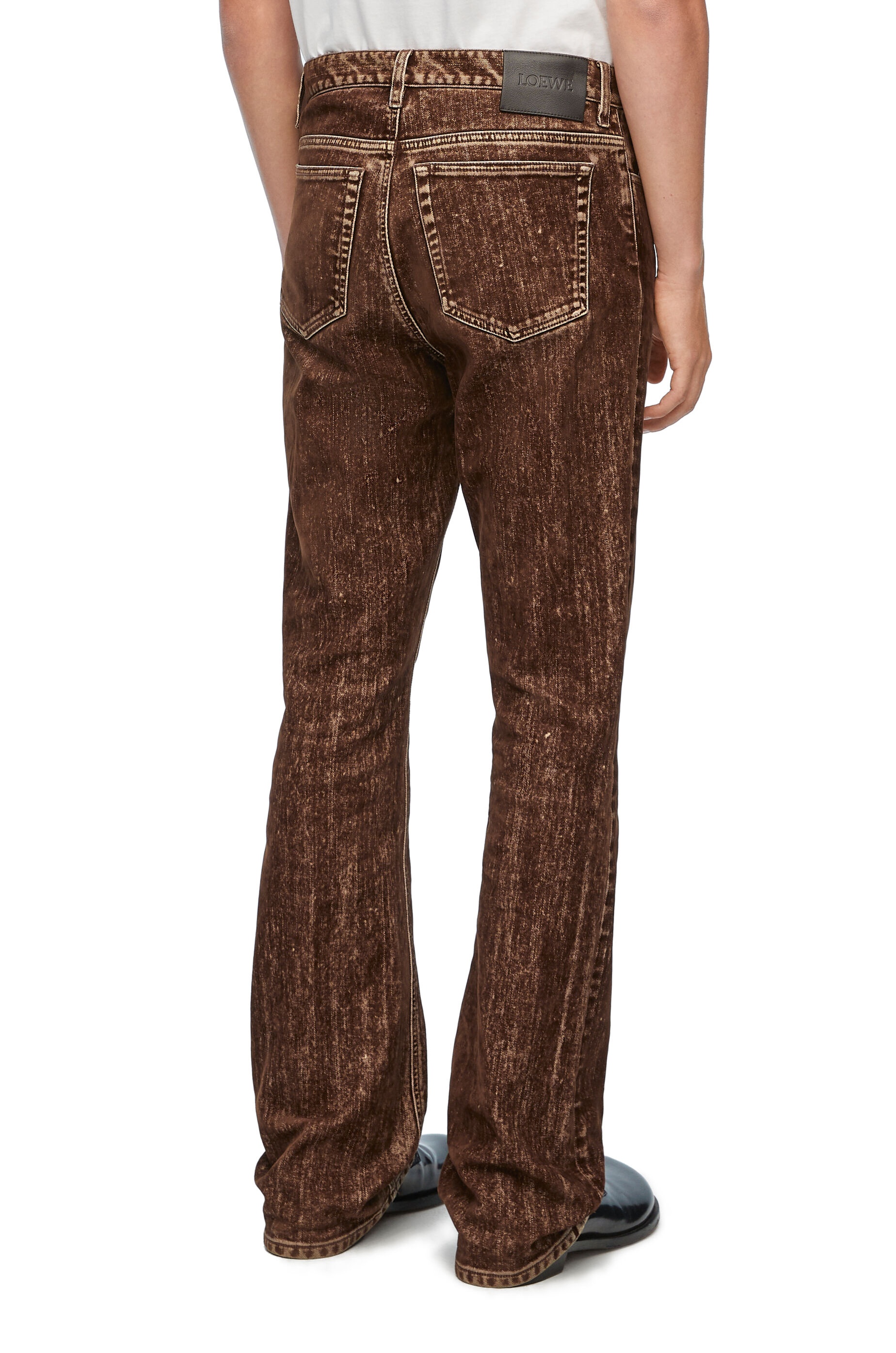 Bootleg jeans in denim - 4