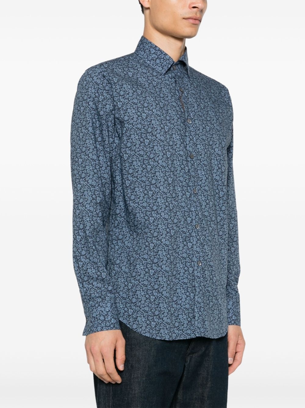 floral-print shirt - 3
