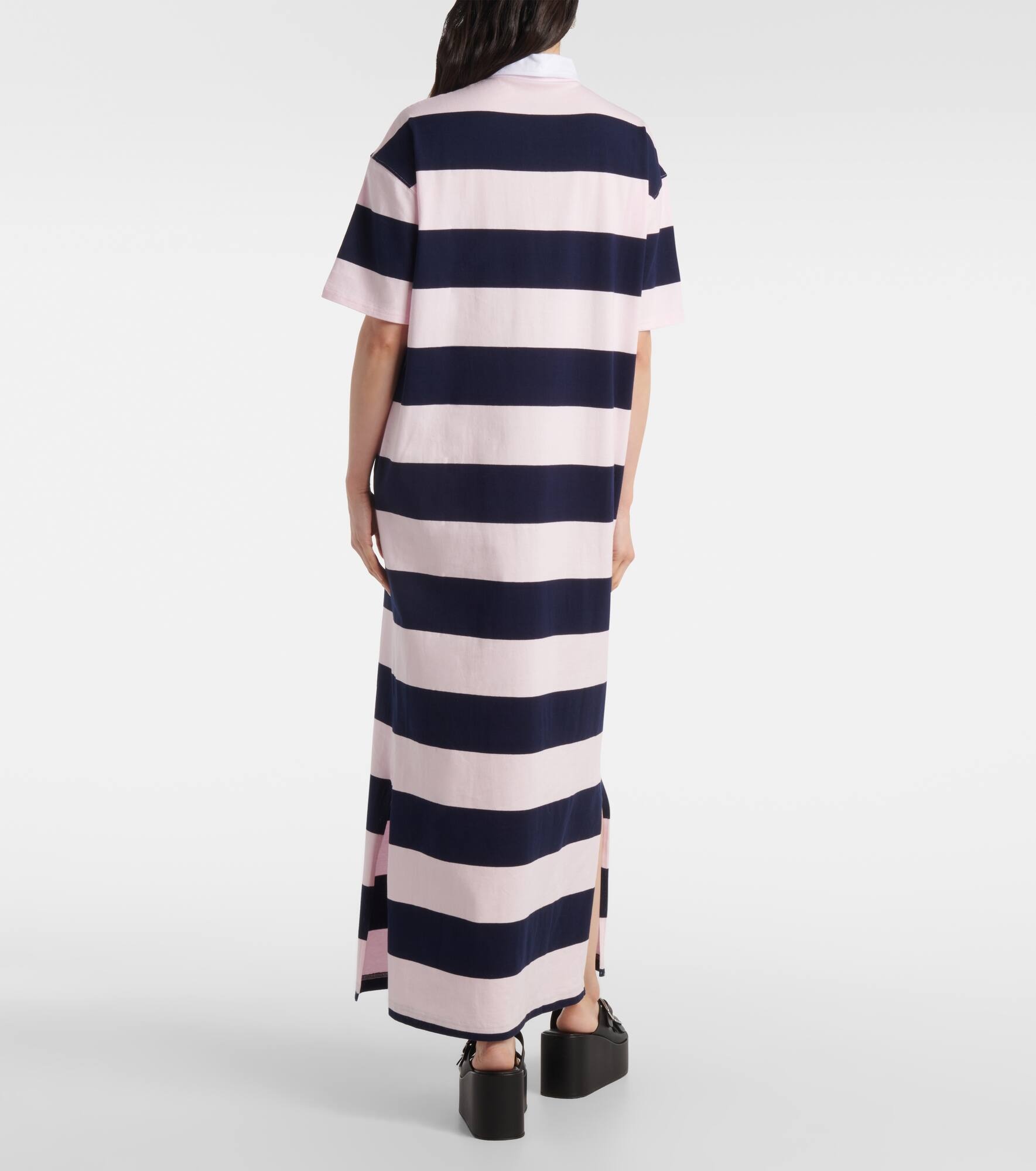 Striped cotton maxi dress - 3
