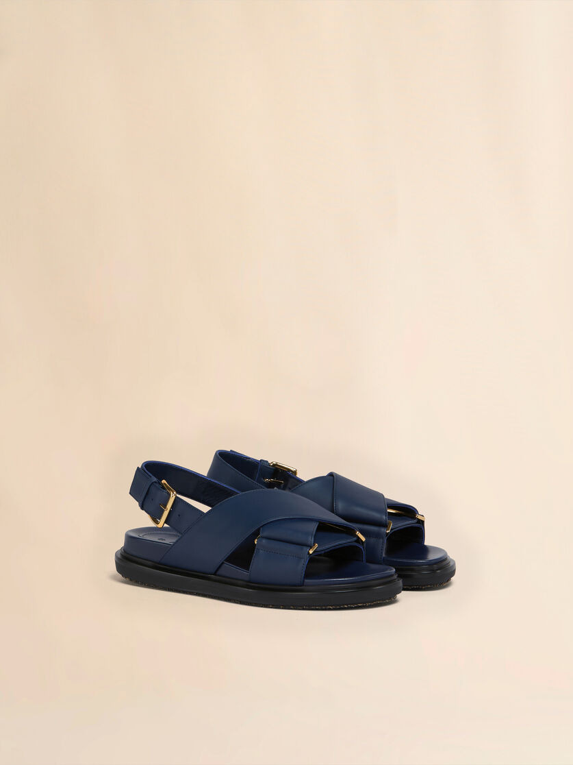BLUE LEATHER FUSSBETT - 2
