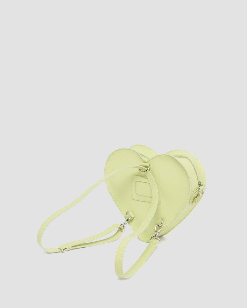 Heart Shaped Hardware Kiev Leather Bag 8