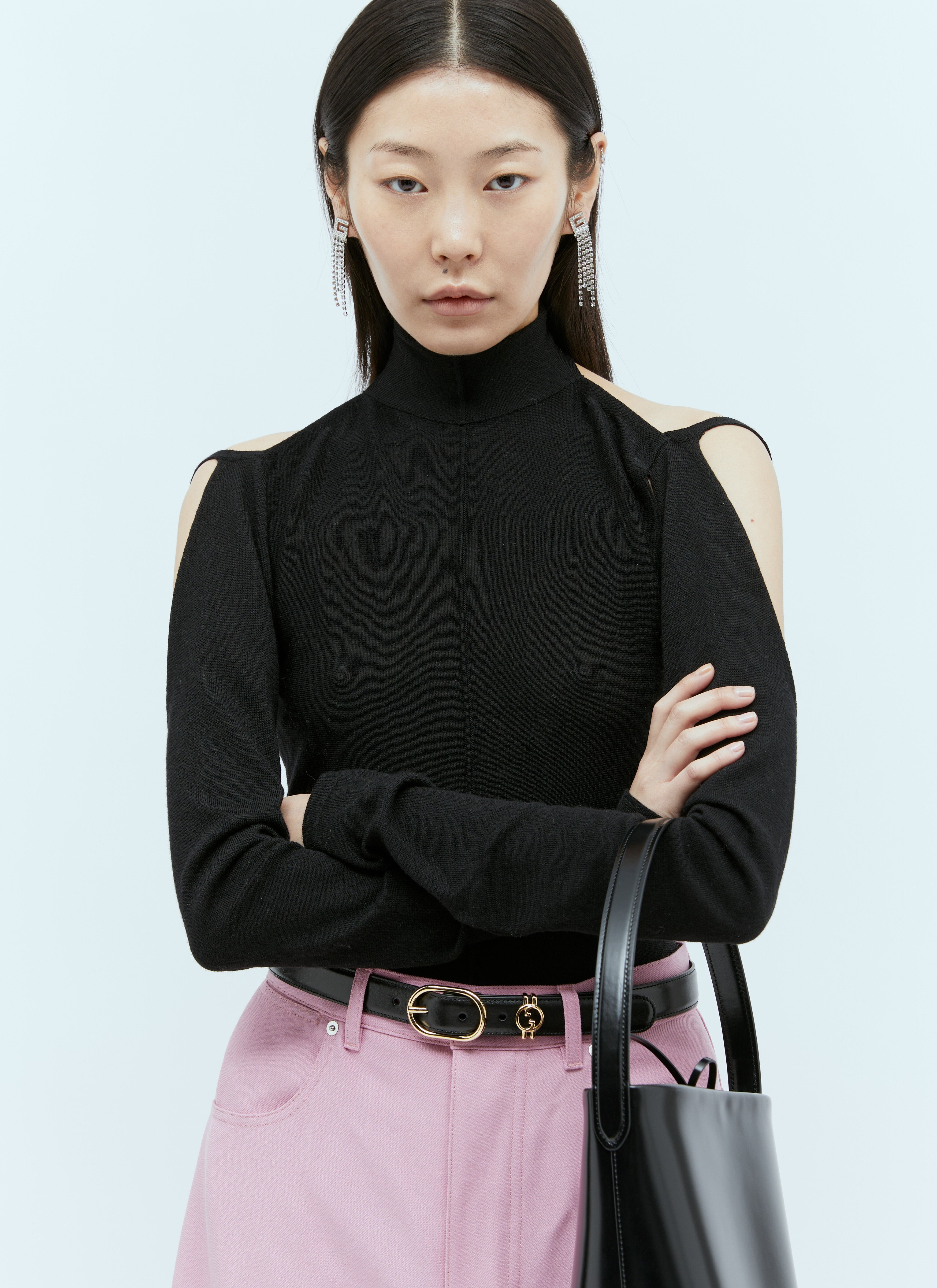 GUCCI Gucci Women Interlocking G Leather Belt luosophy REVERSIBLE