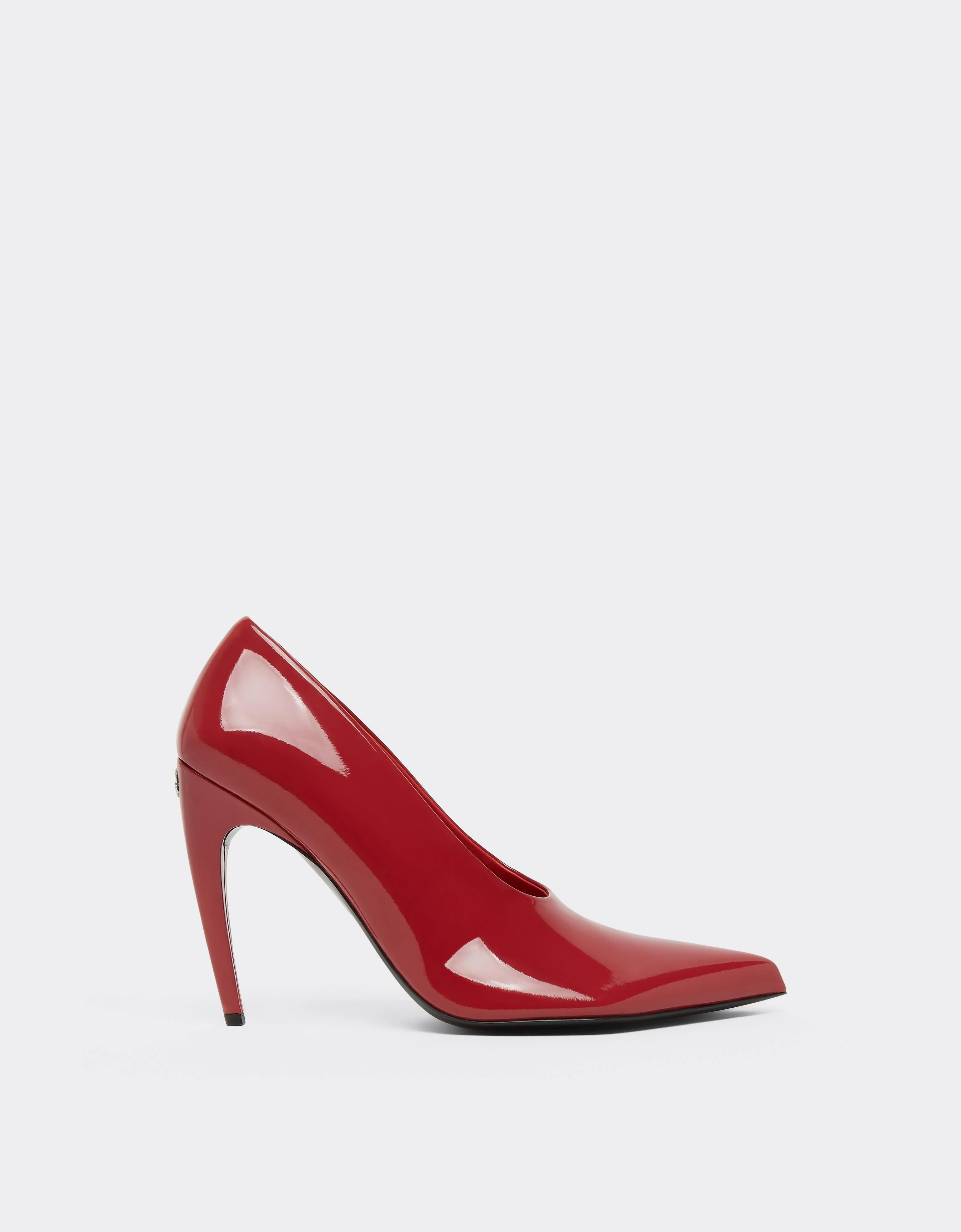Patent Leather Pumps with Prancing Horse - 1