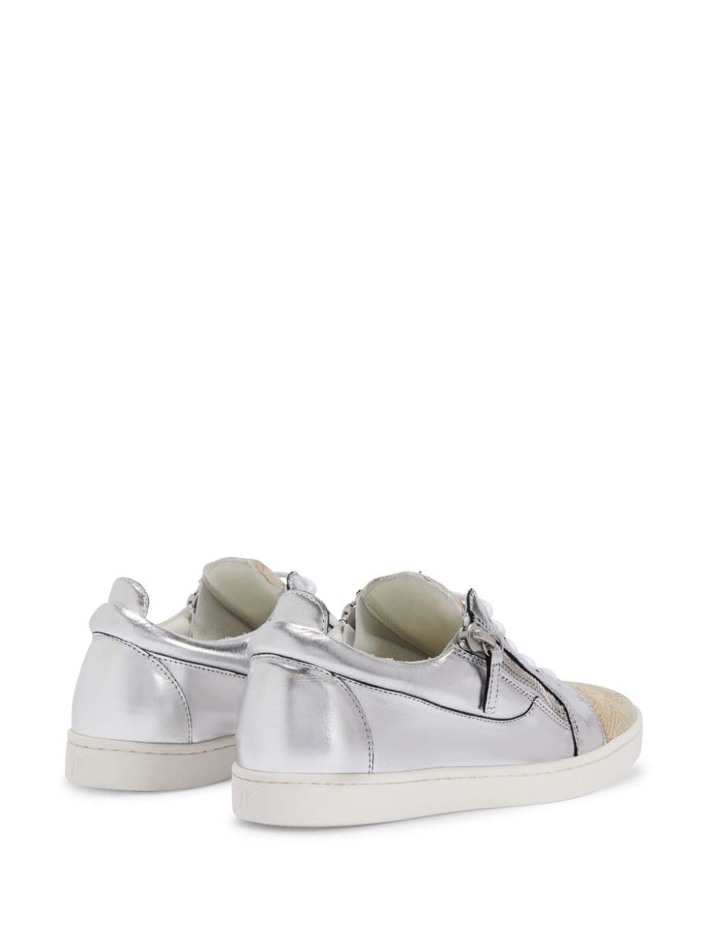 Nicki metallic leather sneakers - 3