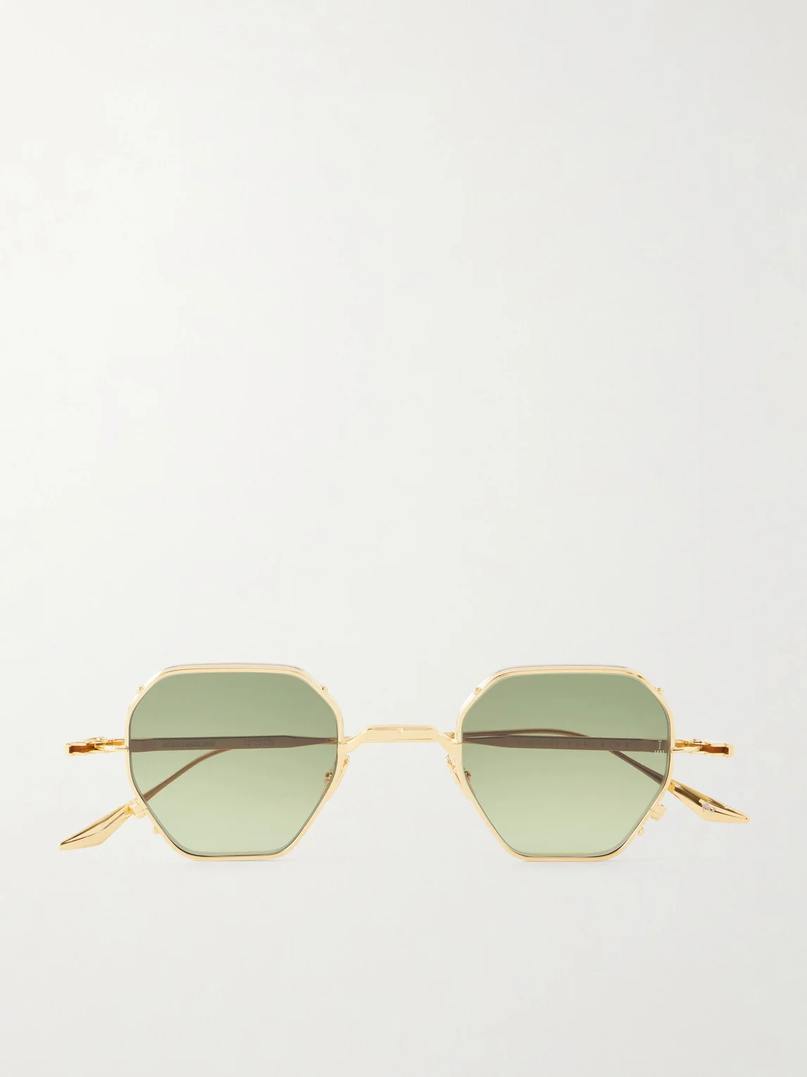Verlaine Round-Frame Gold-Tone Sunglasses - 1