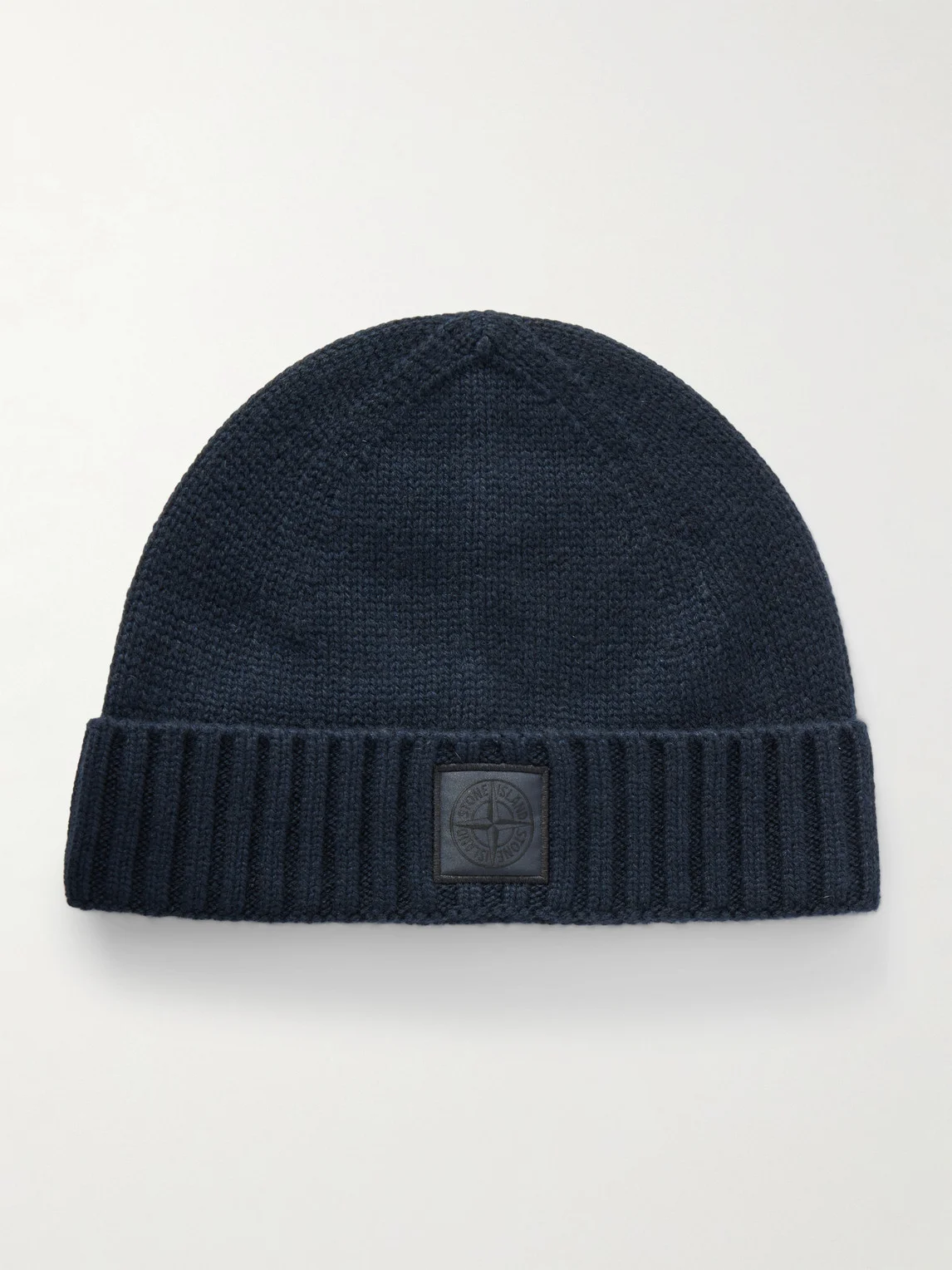 STONE ISLAND GHOST Logo-Appliquéd Cashmere Beanie - 1