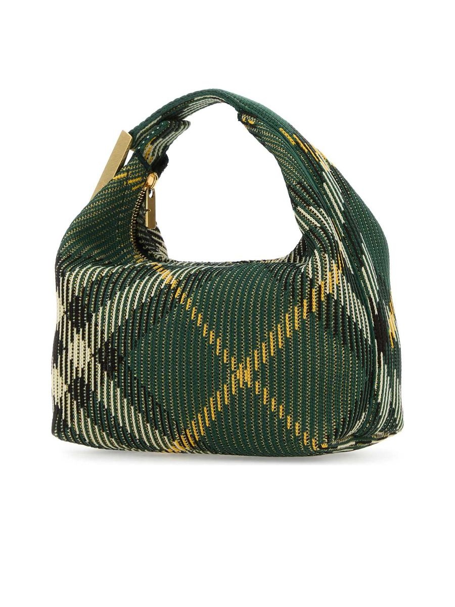 Embroidered Nylon Mini Peg Handbag - 2