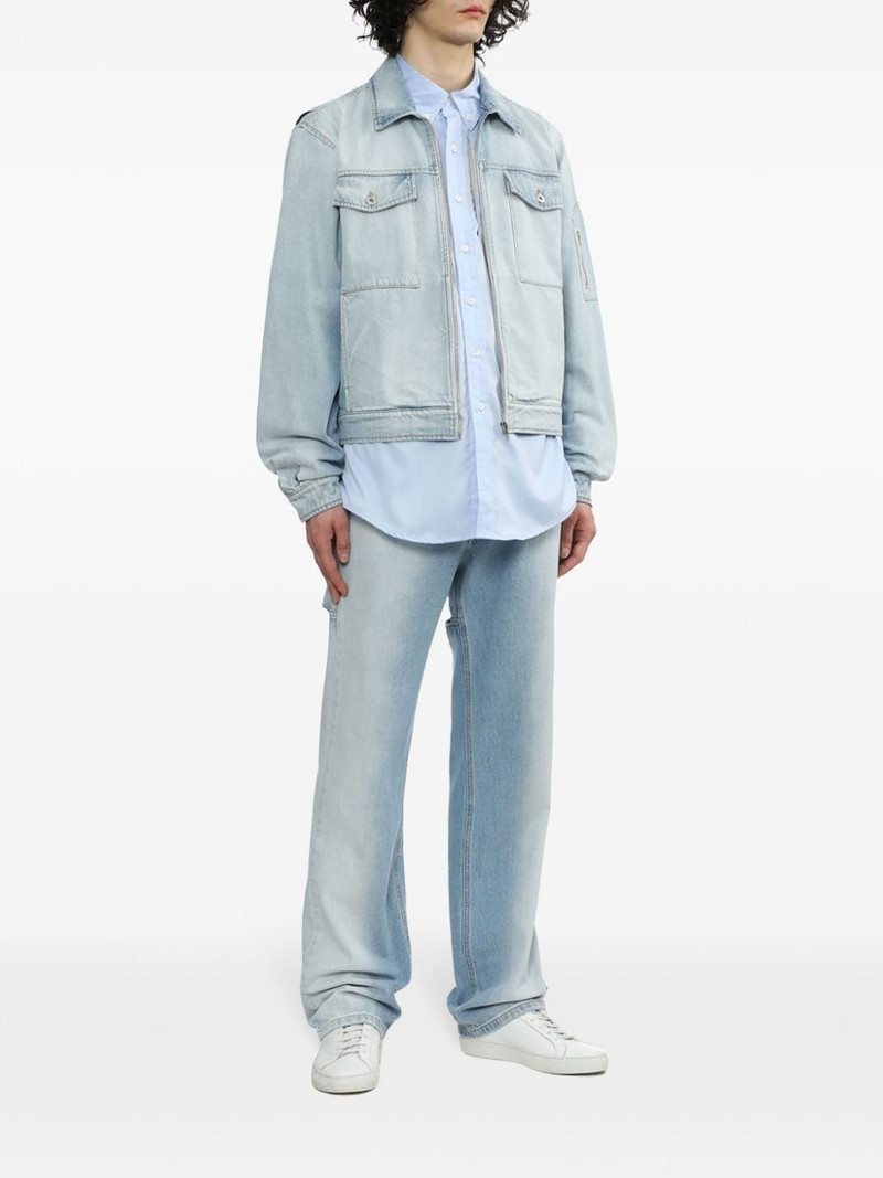 RANDOM IDENTITIES zip-up denim jacket outlook