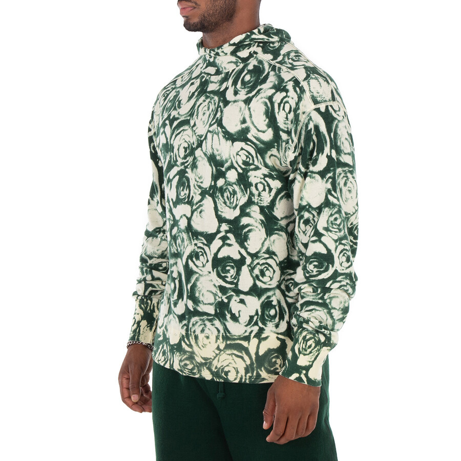 Burberry Floral Print Long Sleeve Hoodie - 4
