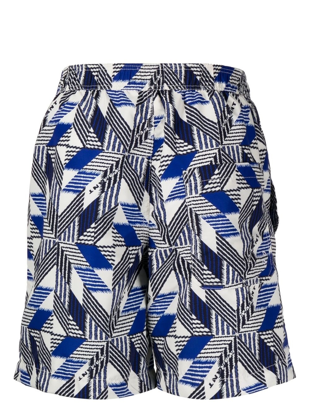 GEOMETRIC PRINT SWIM SHORTS - 2