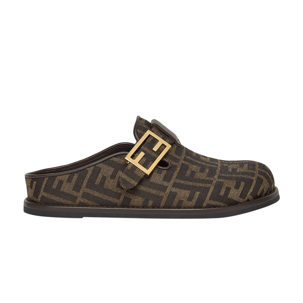 Fendi Wmns Feel Sabot 'FF Baguette - Brown' - 1