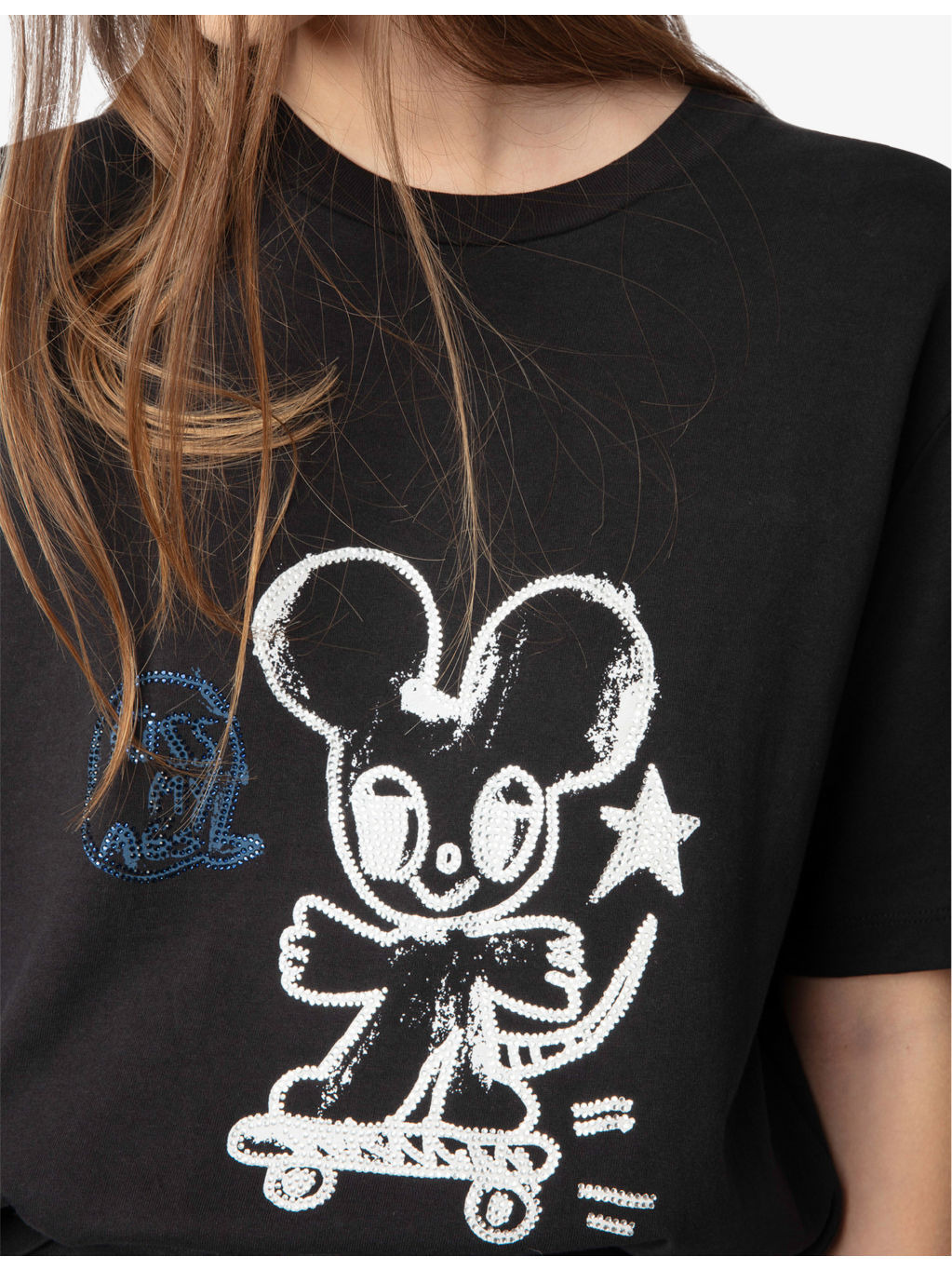 Edwin Mouse-Print Cotton T-Shirt - 5