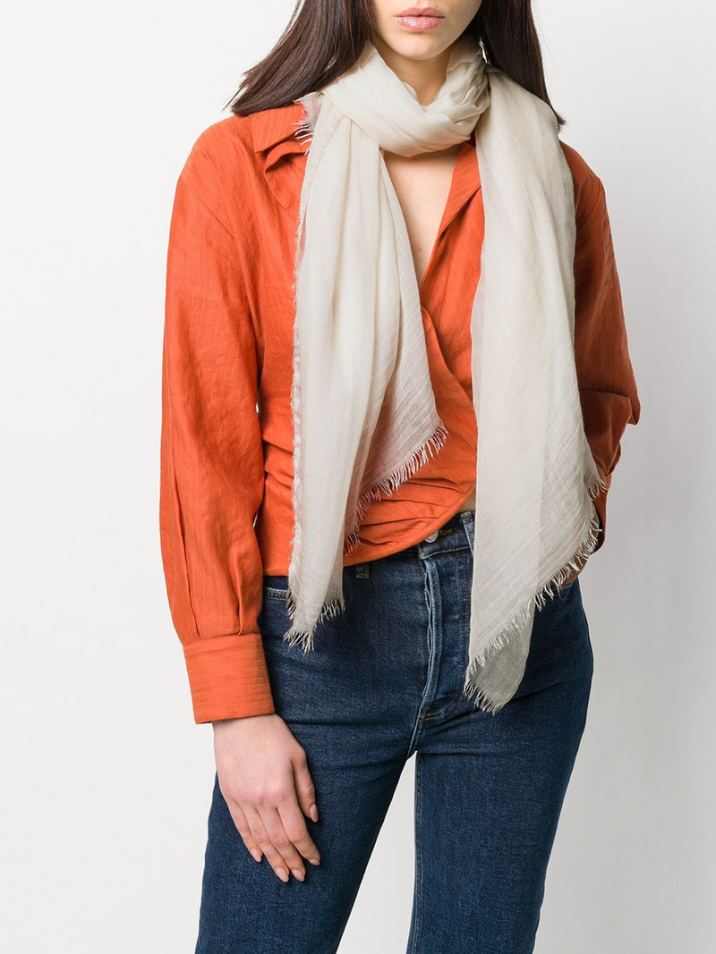 Faliero Sarti plain scarf outlook