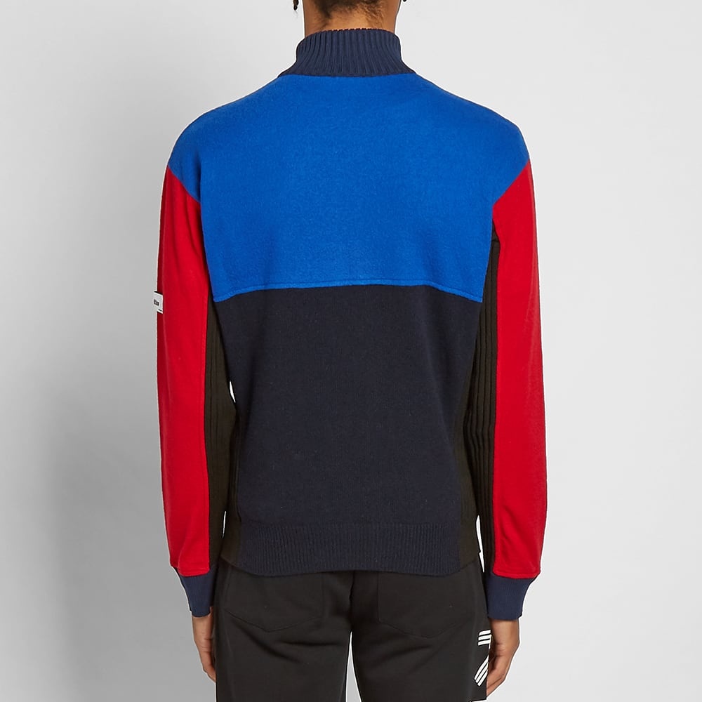 Kenzo Felted Colourblock Zip Knit Track Top - 4